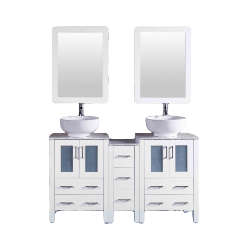 "60"" Bosconi AW224ROCM1S Double Vanity"