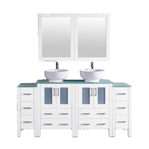 "72"" Bosconi AW224ROCCWG2S Double Vanity"