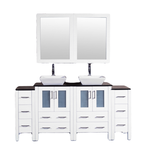 "72"" Bosconi AW224SQBG2S Double Vanity"