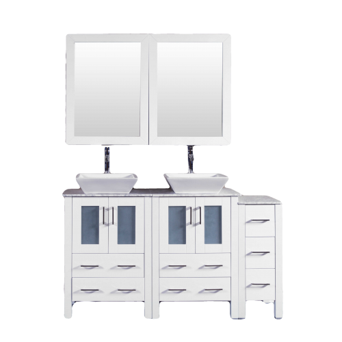 "60"" Bosconi AW224SQCM1S Double Vanity"