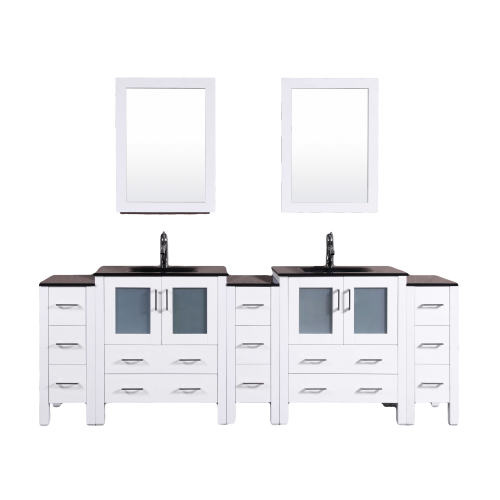 "96"" Bosconi AW230BGU3S Double Vanity"