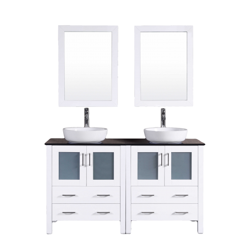 "60"" Bosconi AW230BWLBG Double Vanity"