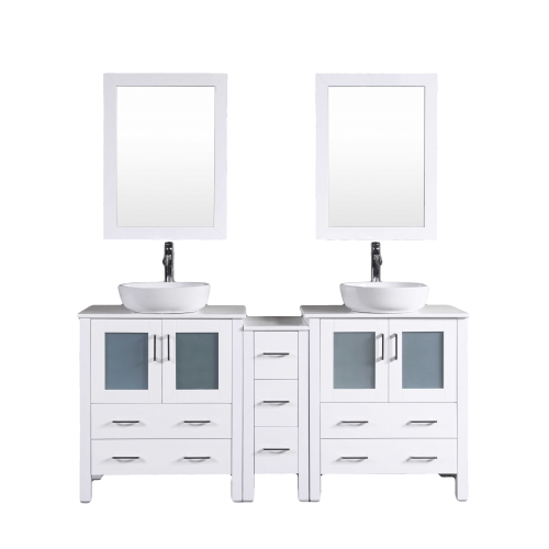 "72"" Bosconi AW230BWLPS1S Double Vanity"