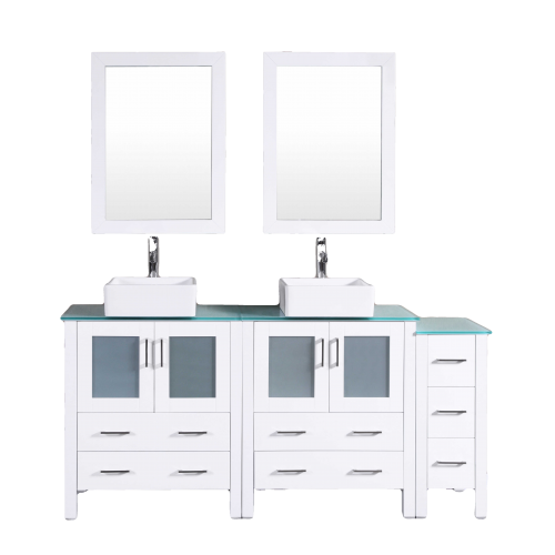 "72"" Bosconi AW230CBECWG1S Double Vanity"