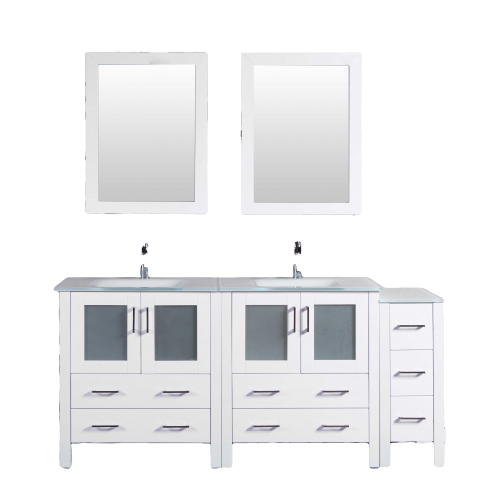 "72"" Bosconi AW230EWGU1S Double Vanity"