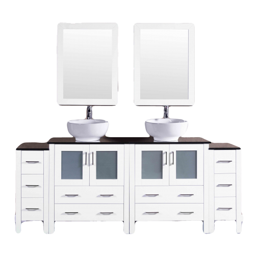 "96"" Bosconi AW230ROBG3S Double Vanity"