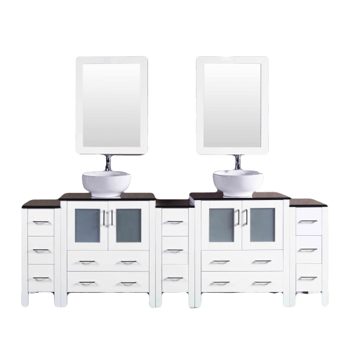 "84"" Bosconi AW230ROBG2S Double Vanity"