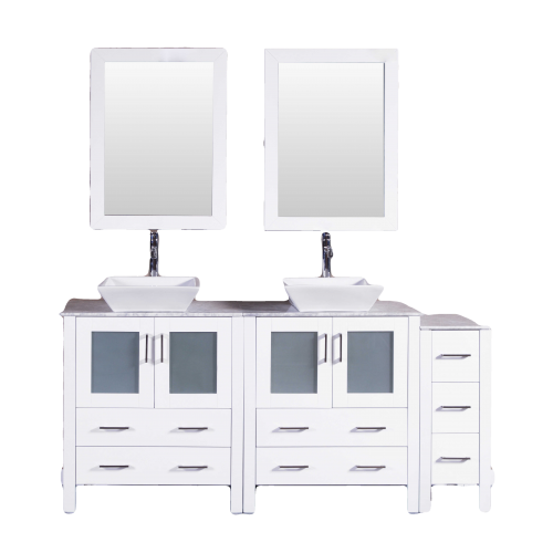 "72"" Bosconi AW230SQCM1S Double Vanity"