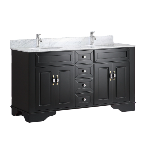 59" Bosconi A-5092A Classic Double Vanity