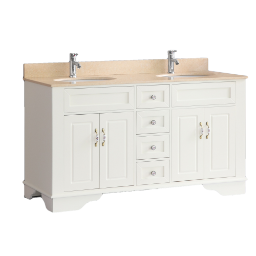 59" Bosconi A-5092C Classic Double Vanity