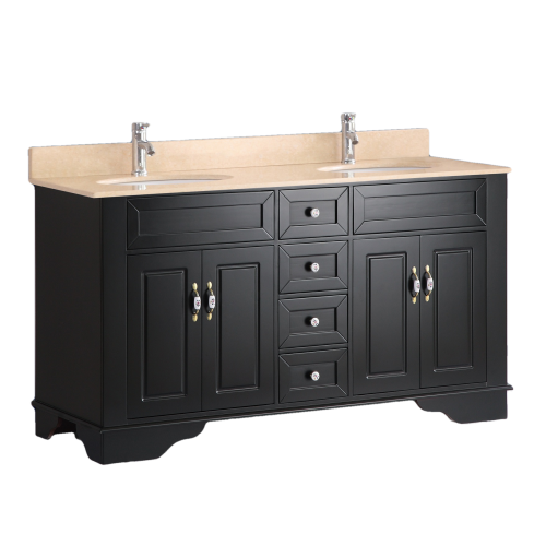 59" Bosconi A-5095D Classic Double Vanity