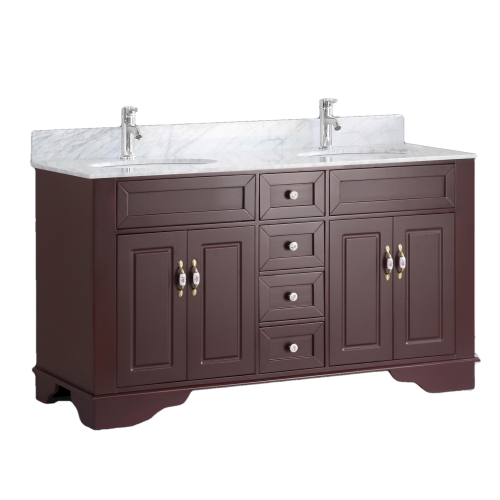 59" Bosconi A-5095E Classic Double Vanity