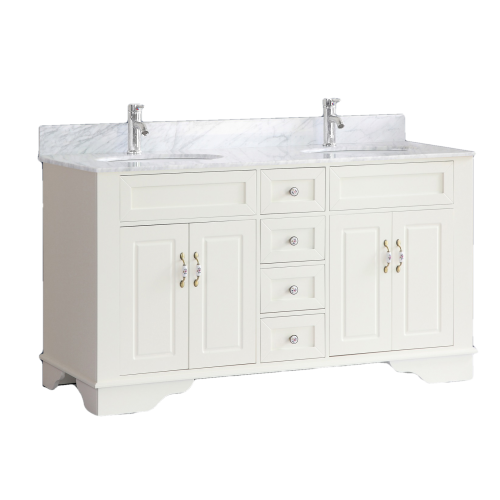 59" Bosconi A-5095F Classic Double Vanity