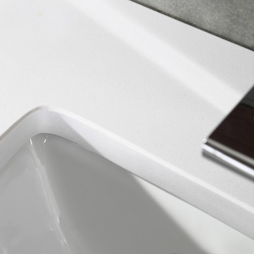 Fresca Allier 72" White Modern Double Sink Bathroom Vanity w/ Mirror