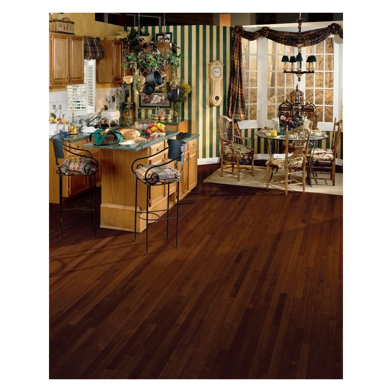 Sugar Creek Solid Strip Maple - Cocoa Brown