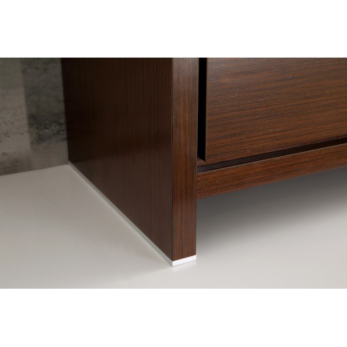 Fresca Allier 60 Wenge Brown Modern Single Sink Bathroom Vanity w/ Mirror