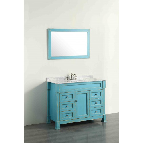 43'' Bosconi SB-278DSFGCM Contemporary Single Vanity