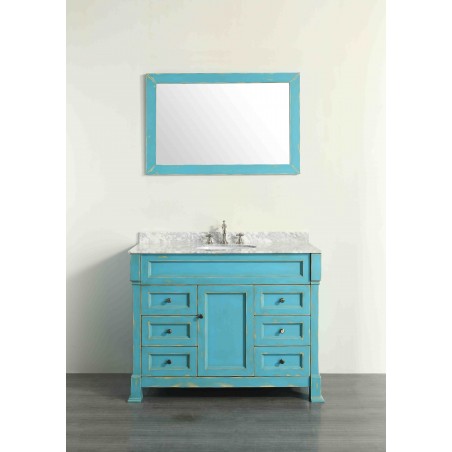 43'' Bosconi SB-278DSFGCM Contemporary Single Vanity