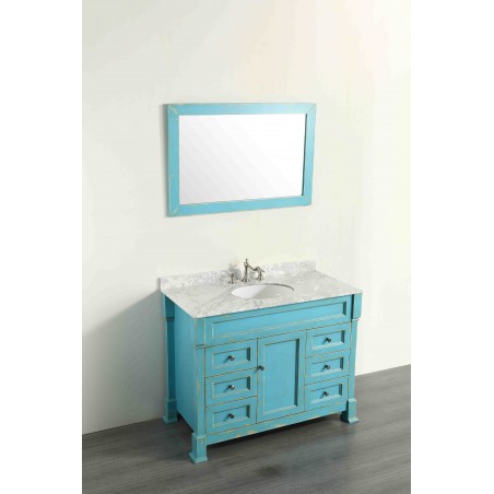 43'' Bosconi SB-278DSFGCM Contemporary Single Vanity