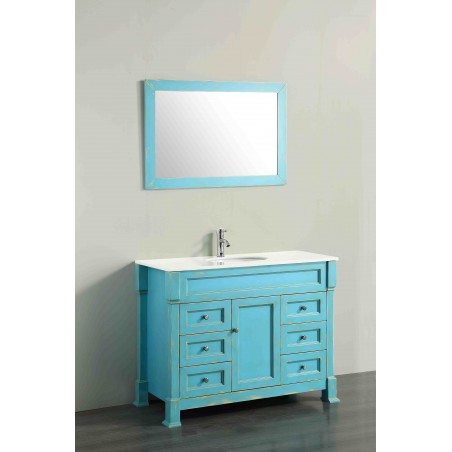 43'' Bosconi SB-278DSFGPS Contemporary Single Vanity