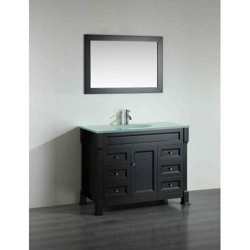 43'' Bosconi SB-278BCWG Contemporary Single Vanity