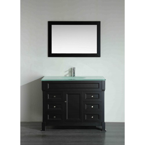 43'' Bosconi SB-278BCWG Contemporary Single Vanity