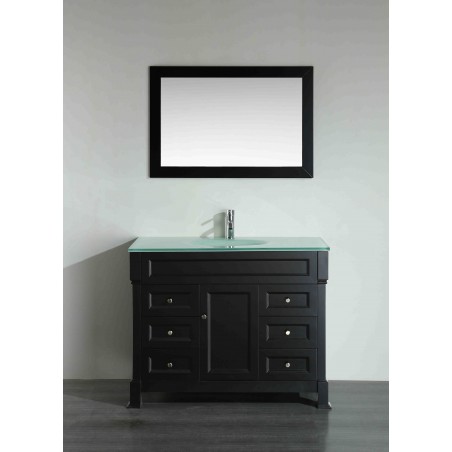 43'' Bosconi SB-278BCWG Contemporary Single Vanity