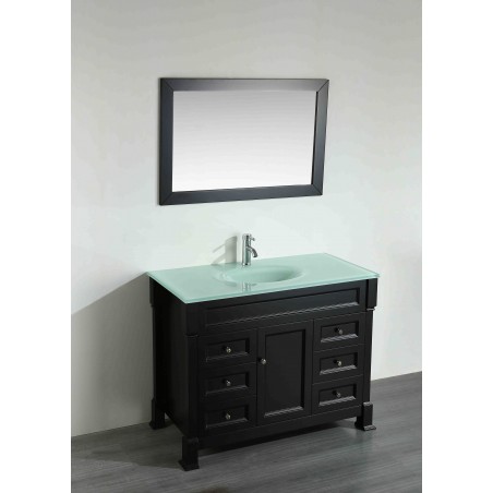 43'' Bosconi SB-278BCWG Contemporary Single Vanity