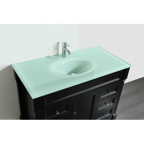 43'' Bosconi SB-278BCWG Contemporary Single Vanity