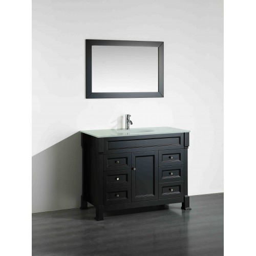 43'' Bosconi SB-278BEWG Contemporary Single Vanity