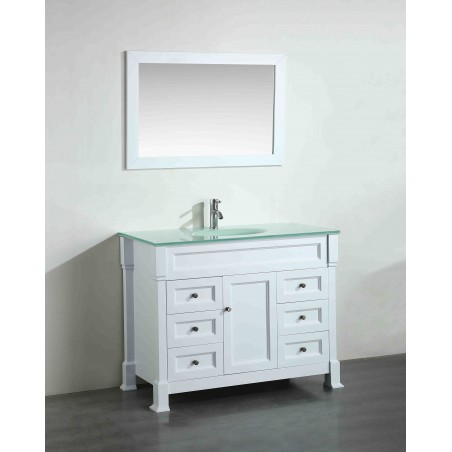 43'' Bosconi SB-278WHCWG Contemporary Single Vanity