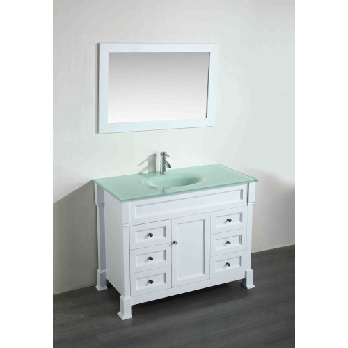 43'' Bosconi SB-278WHCWG Contemporary Single Vanity