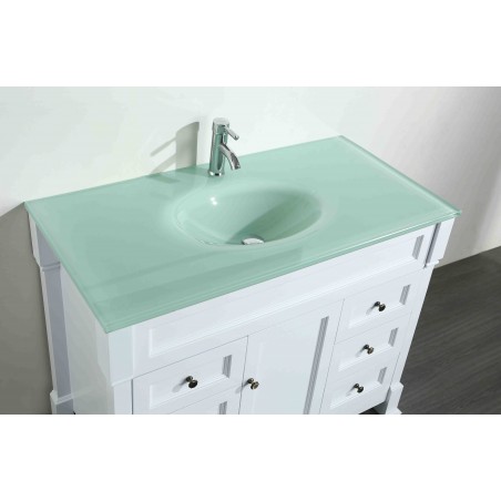 43'' Bosconi SB-278WHCWG Contemporary Single Vanity