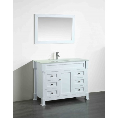 43'' Bosconi SB-278WHEWG Contemporary Single Vanity