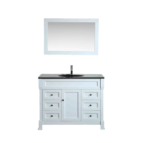 43'' Bosconi SB-278WHBG Contemporary Single Vanity