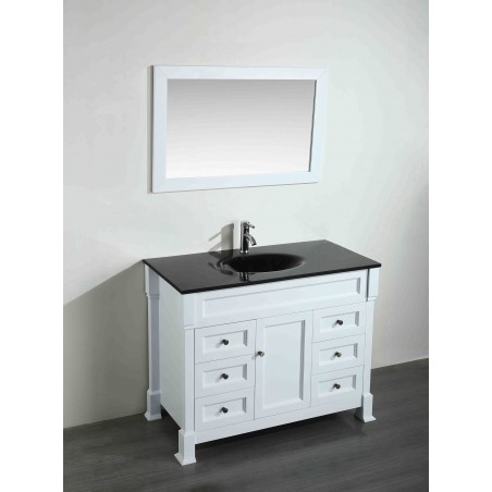 43'' Bosconi SB-278WHBG Contemporary Single Vanity