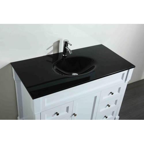 43'' Bosconi SB-278WHBG Contemporary Single Vanity