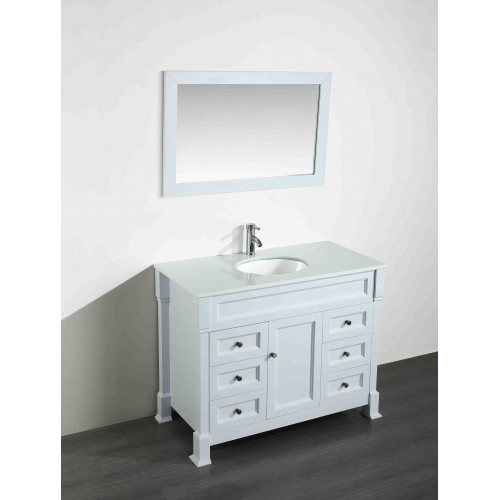 43'' Bosconi SB-278WHPS Contemporary Single Vanity