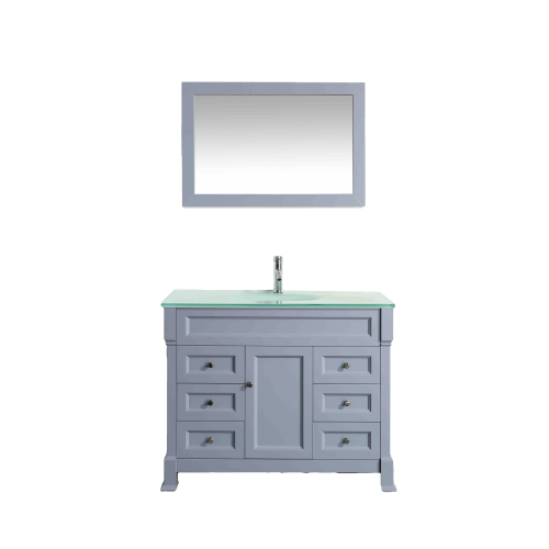 43'' Bosconi SB-278GRCWG Contemporary Single Vanity