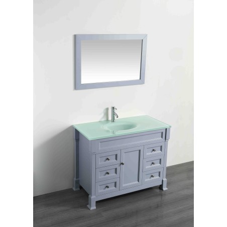 43'' Bosconi SB-278GRCWG Contemporary Single Vanity