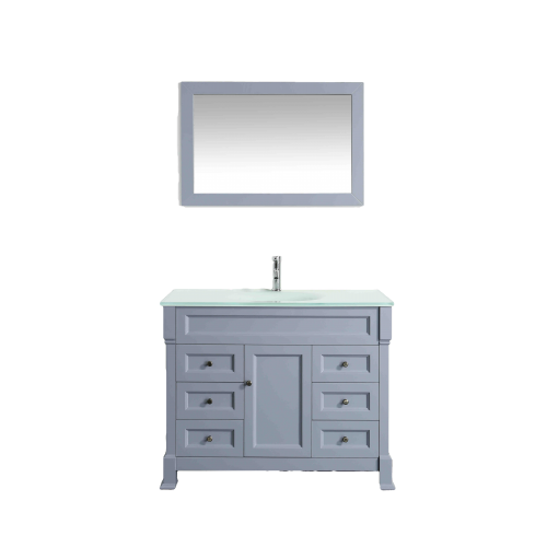 43'' Bosconi SB-278GREWG Contemporary Single Vanity