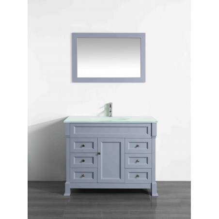 43'' Bosconi SB-278GREWG Contemporary Single Vanity