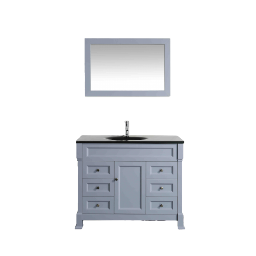 43'' Bosconi SB-278GRBG Contemporary Single Vanity