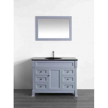 43'' Bosconi SB-278GRBG Contemporary Single Vanity