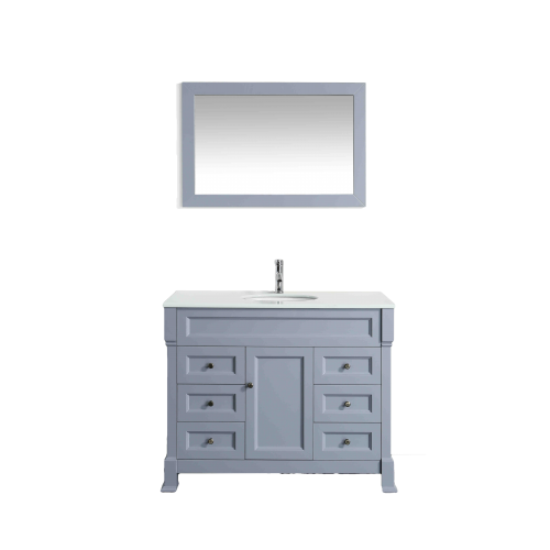 43'' Bosconi SB-278GRPS Contemporary Single Vanity