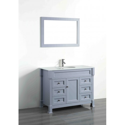 43'' Bosconi SB-278GRPS Contemporary Single Vanity