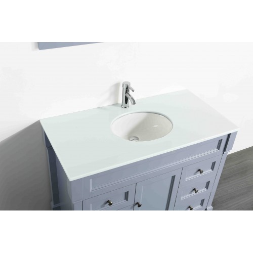 43'' Bosconi SB-278GRPS Contemporary Single Vanity