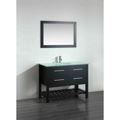 43'' Bosconi SB-250-6BCWG Contemporary Single Vanity