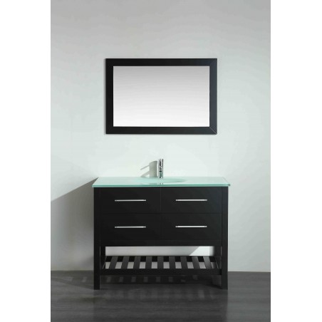 43'' Bosconi SB-250-6BCWG Contemporary Single Vanity