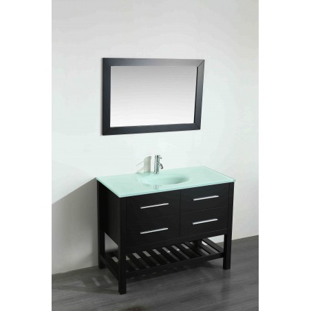 43'' Bosconi SB-250-6BCWG Contemporary Single Vanity